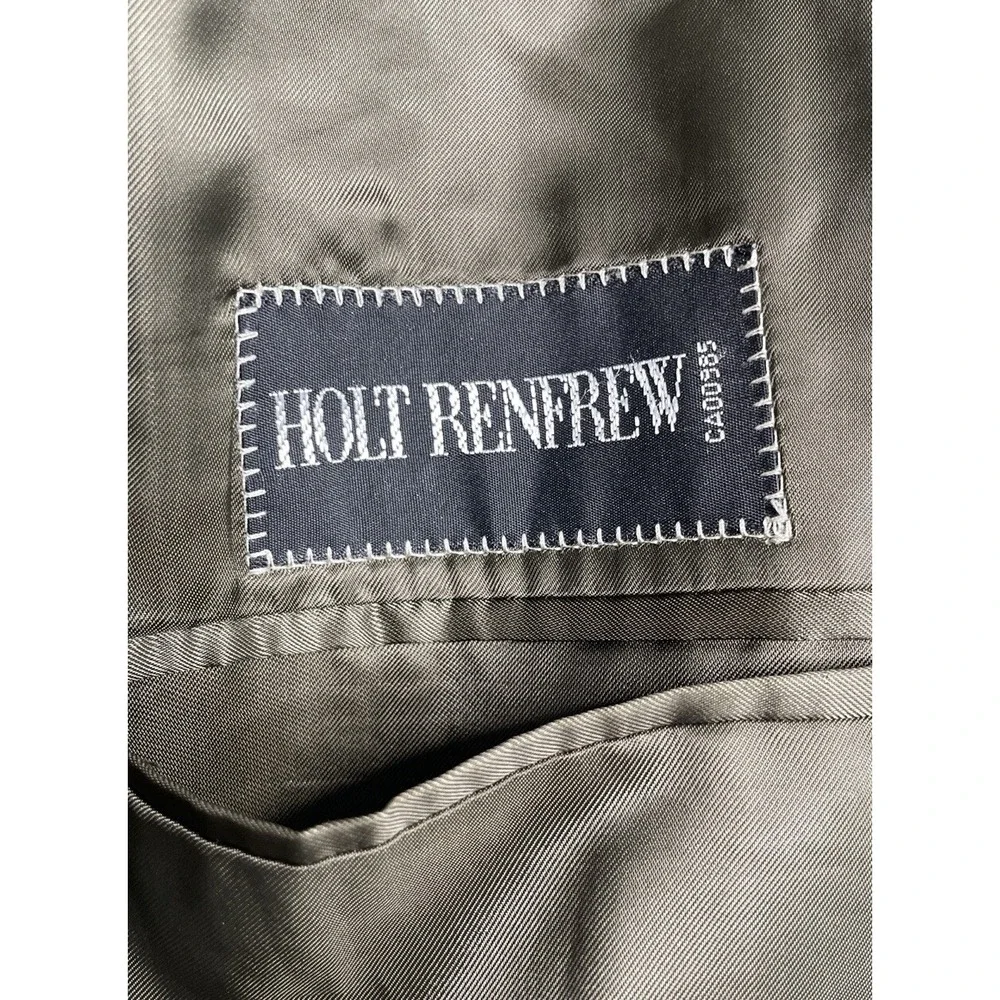 Canali Holt Renfrew Brown Tan 100% Wool Blazer Suit Jacket Size‎ 54 (44 US)